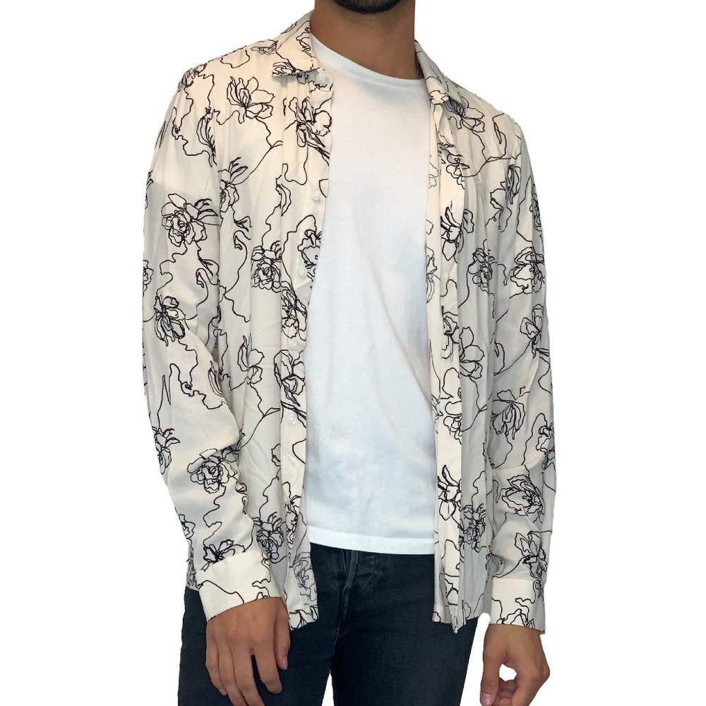 ASOS Floral Print Button Up